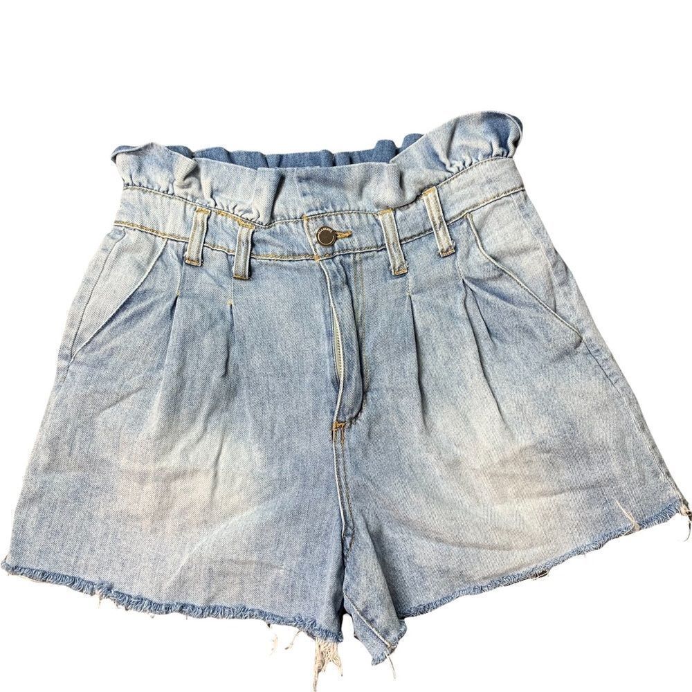 Blank NYC Ultra High Waisted Denim Shorts